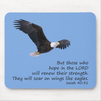 On Wings Like Eagles Mousepad