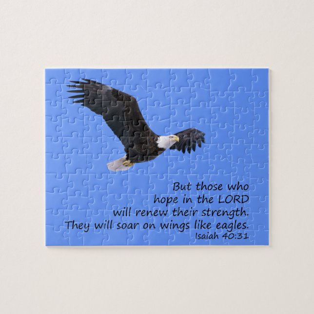 On Wings Like Eagles Puzzle (Horizontal)