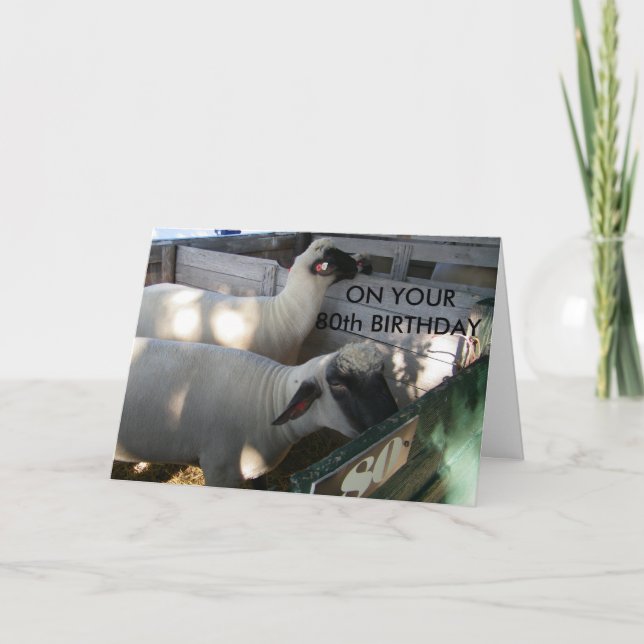 ON YOUR 80th BIRTHDAY Card (Front)