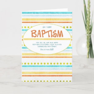 On Your Baptism Card for Children and Teens