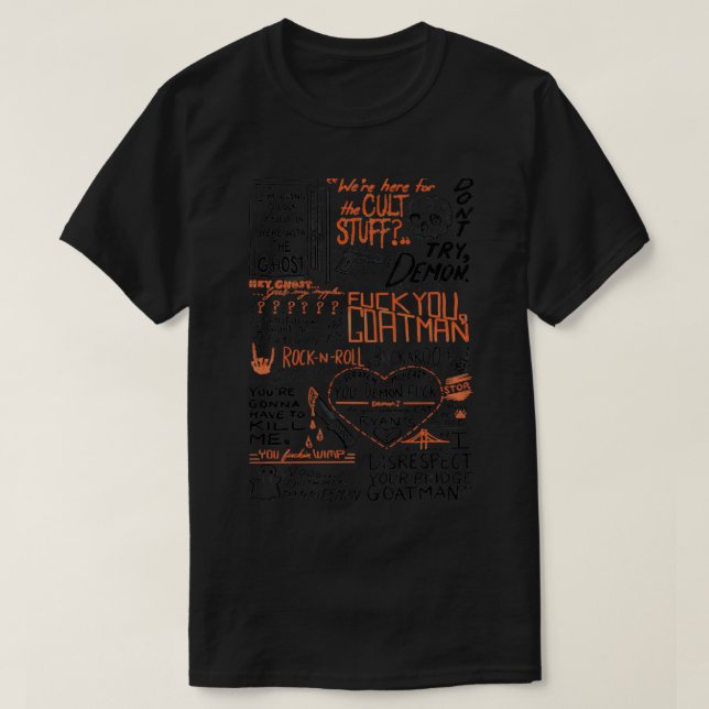 On Your Bridge Goatman T-Shirt (Design Front)