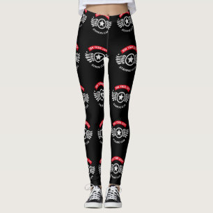 On Your Left Running Club Vintage Runner Badge Tee Leggings