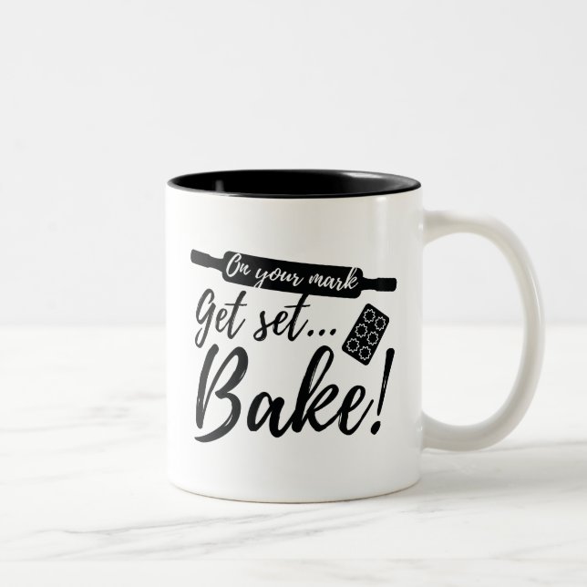 On Your Mark Two-Tone Coffee Mug (Right)