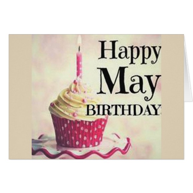 ON YOUR ***MAY BIRTHDAY*** BE "HAPPY!" (Front Horizontal)