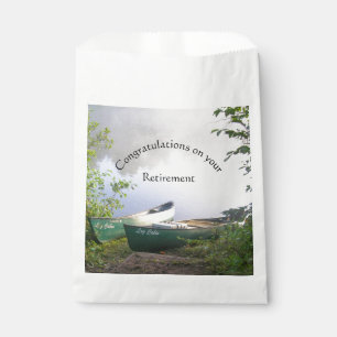 On Your Retirement Canoes on the River Favour Bags
