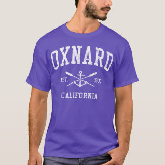 Onard Ca Crossed Oars Boat Anchor Sports girl T-Shirt