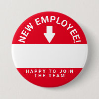 Onboarding new employee welcome name button