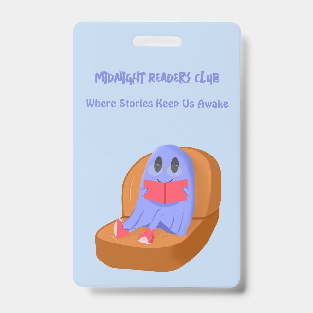 Once a Bookie Always a Bookie  ID Badge (Front)