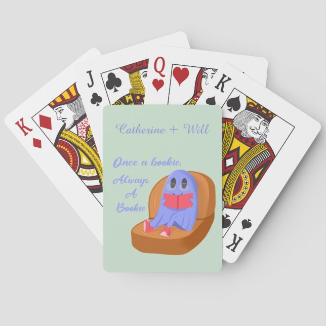 Once a Bookie Always a Bookie  Playing Cards (Back)