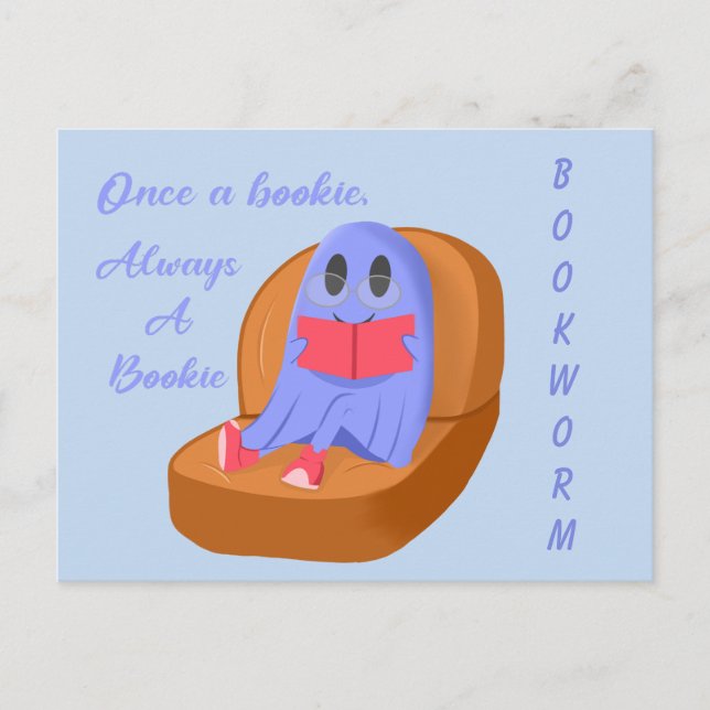 Once a Bookie Always a Bookie  Postcard (Front)