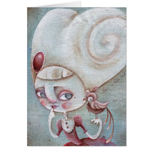 "Once a Little bird Told me" (Front)