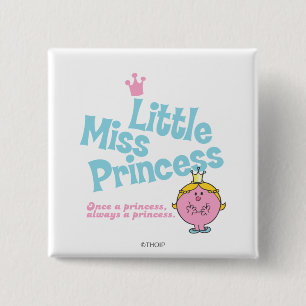 Once A Princess 15 Cm Square Badge