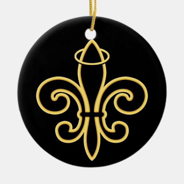 Once a SAINT Ceramic Tree Decoration (Front)