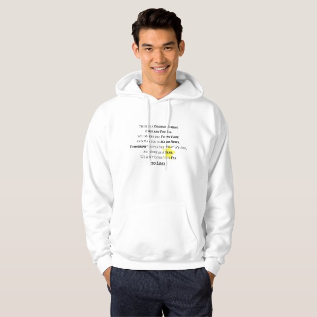 Once and For All Hooded Sweatshirt (Front Full)