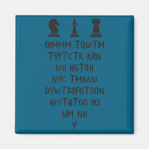 Once I Make My Move Acronym Wizard Chess Funny Des Magnet