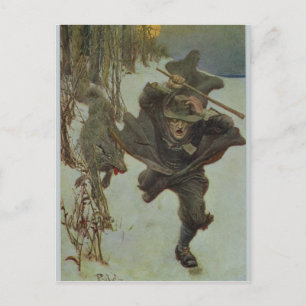 Once it Chased Doctor Wilkinson Postcard