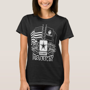 Once Soldier Always Soldier Patriotic T-Shirt