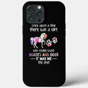 Once Up On The Time There Was Girl Who Loved Horse iPhone 13 Pro Max Case