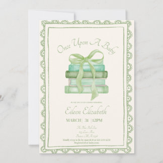 Once Upon A Baby Baby Shower Invitation