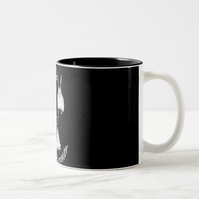 Once upon a Bloomer Two-Tone Coffee Mug (Right)