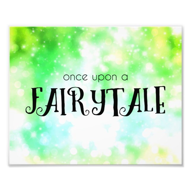 Once Upon a Fairytale Photo Print (Front)