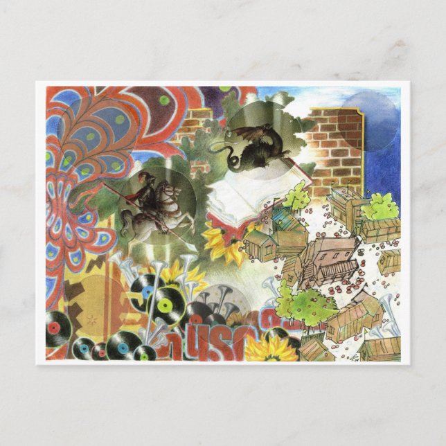 Once Upon A Knight Postcard (Front)