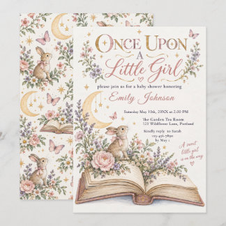 Once Upon a Little Girl Baby Shower Invitation