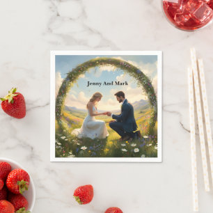 Once Upon A Magical Wedding Proposal,  Napkin