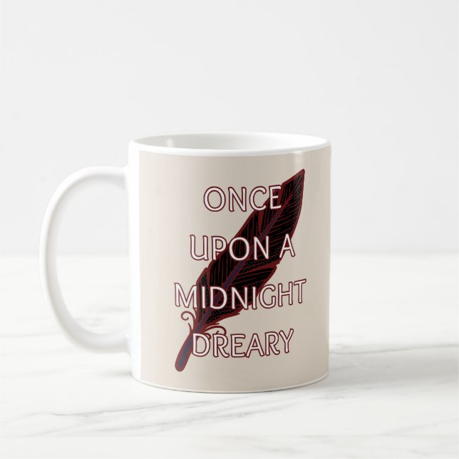 Once Upon a Midnight Dreary Mug (Left)
