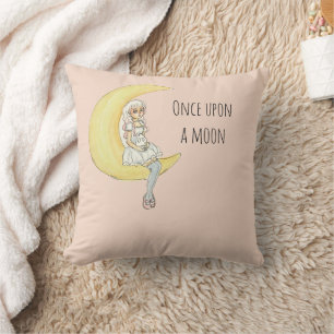 Once Upon A Moon Girl Bunny Cushion