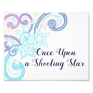 Once Upon a Shooting Star Photo Print