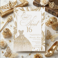 Once Upon a Sweet 16 Gold Princess Birthday
