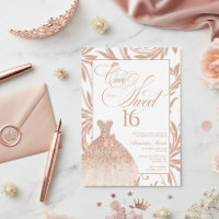 Once Upon a Sweet 16 Rose Gold Princess Birthday
