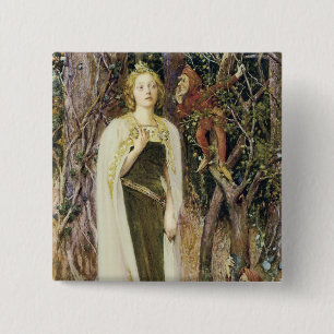 Once Upon a Time 15 Cm Square Badge