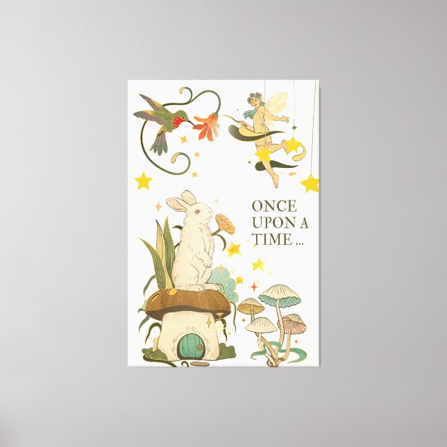 Once Upon a Time: A Fairy Tale Canvas Print (Front)