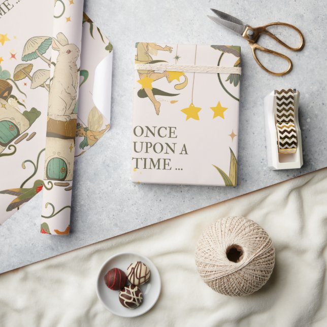Once Upon a Time: A Fairy Tale  Kids Wrapping Paper (Crafts)