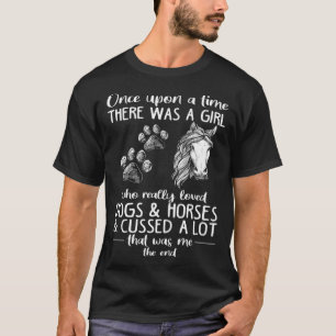 Once Upon a Time a Girl Who Really Loved Dogs and T-Shirt