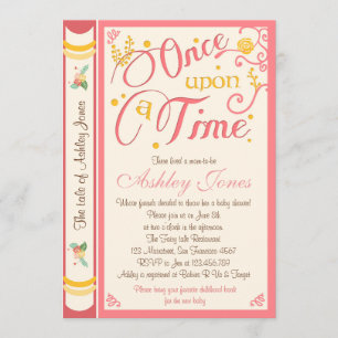 Once Upon A Time Baby Shower Invitation Fairy Tale