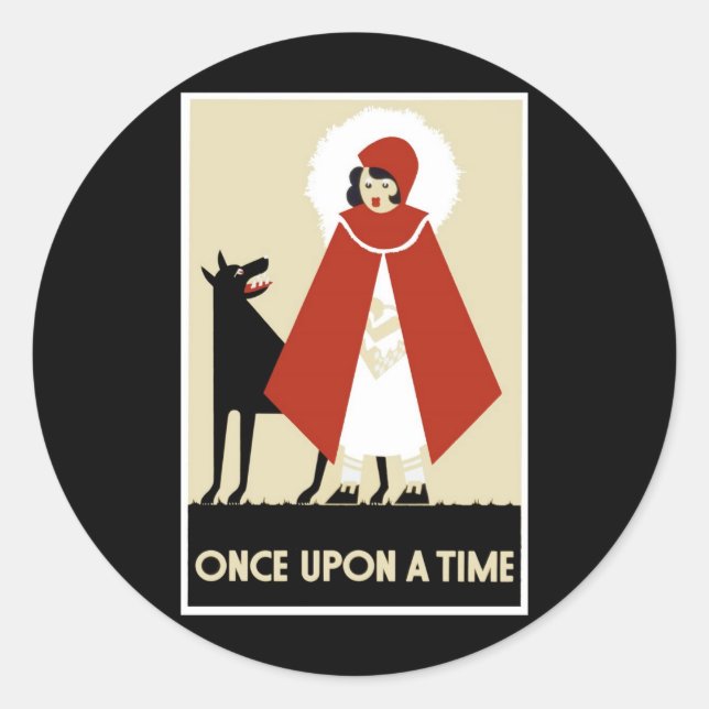 Once Upon A Time By Whitley Kenneth Classic Round Sticker (Front)