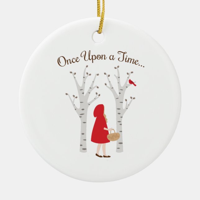 Once Upon A Time Ceramic Tree Decoration (Front)