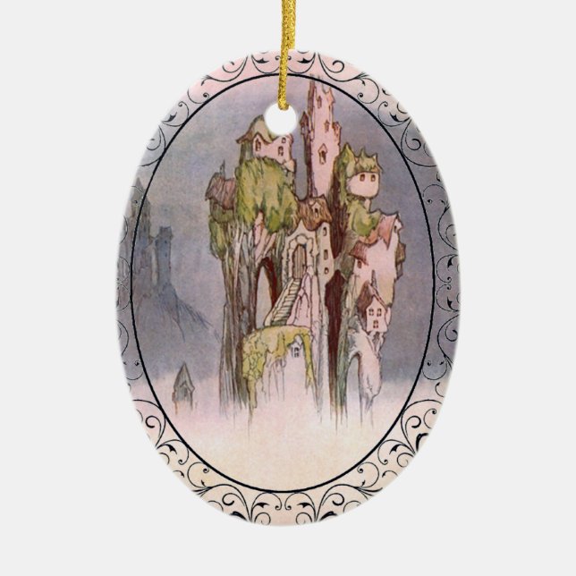 Once Upon A Time  Ceramic Tree Decoration (Front)
