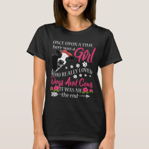 Once Upon A Time Dogs And Cows Lover Premium T-Shirt