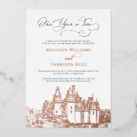 Once Upon A Time Fairy Tale Wedding Rose Gold