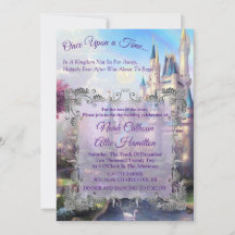 Once Upon a Time Fairytale Wedding Invitation
