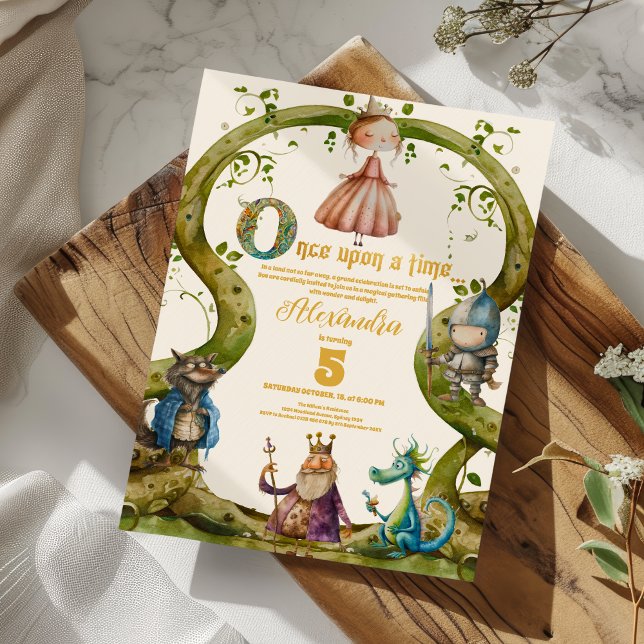  Once Upon a Time Princess Baby Shower Invitation (Creator Uploaded)