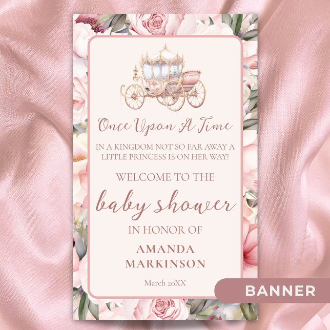 Once Upon a Time Princess Baby Shower Welcome Banner (Creator Uploaded)