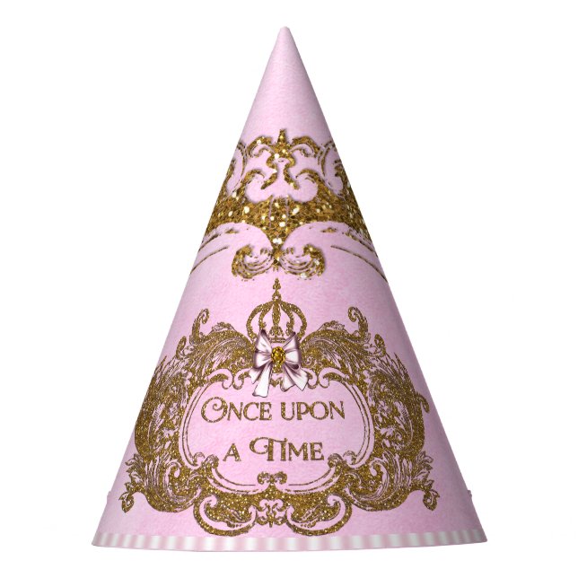 Once Upon a Time Princess Birthday Party Hat (Front)