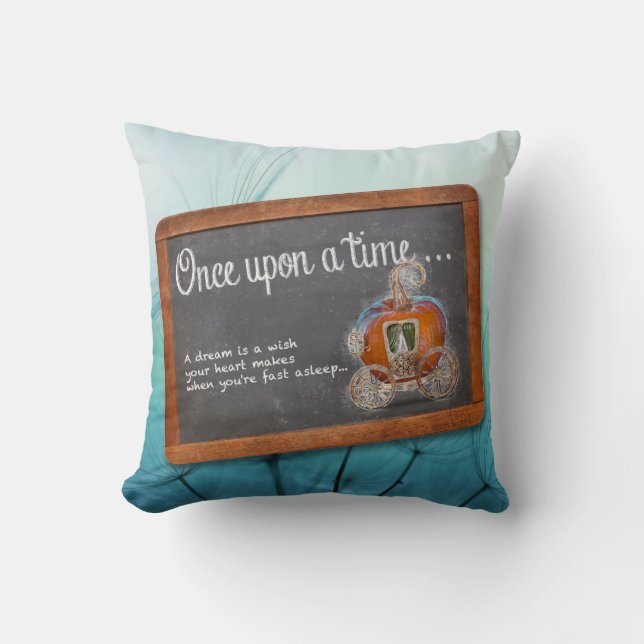 Once Upon A Time Series 1 Pumpkin Carriage Pillow (Front)