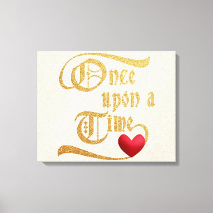 Once Upon a Time Shimmering Canvas Print