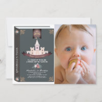 Once Upon A Time Storybook Blk Photo 1st Birthday